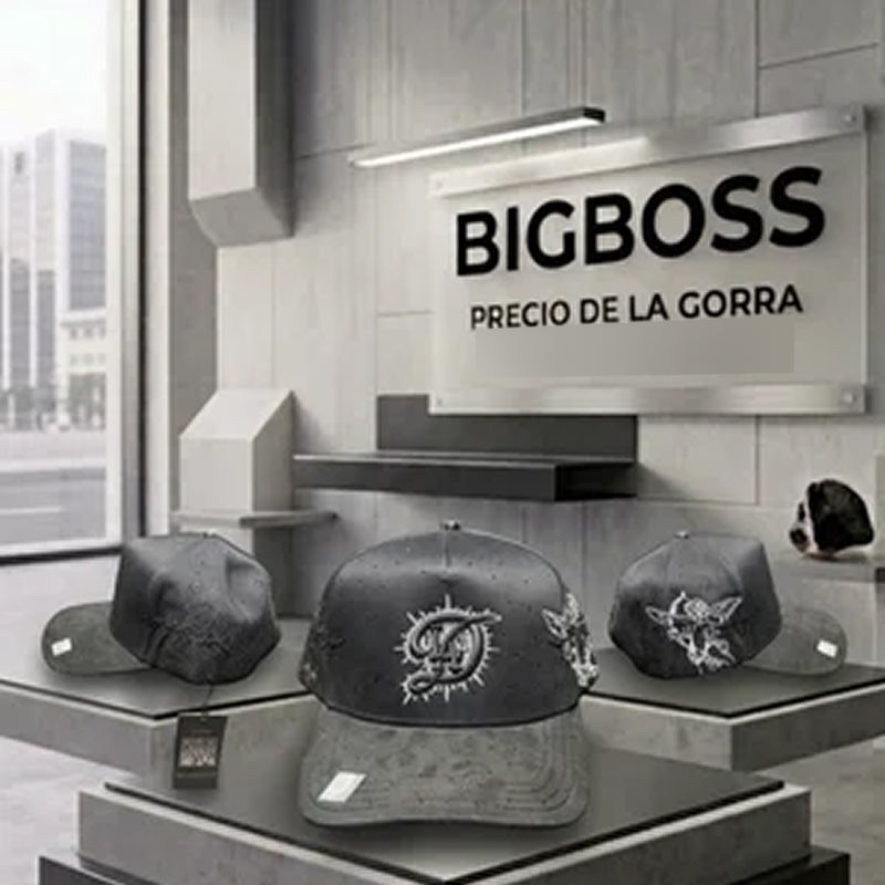 BigBoss Charcoal Script Cap