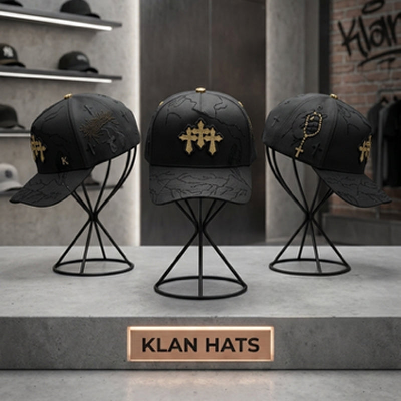 Klan Hats Cross Gold Cap