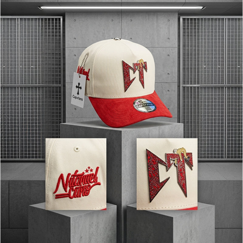 Crimson NT Monogram Trucker Cap