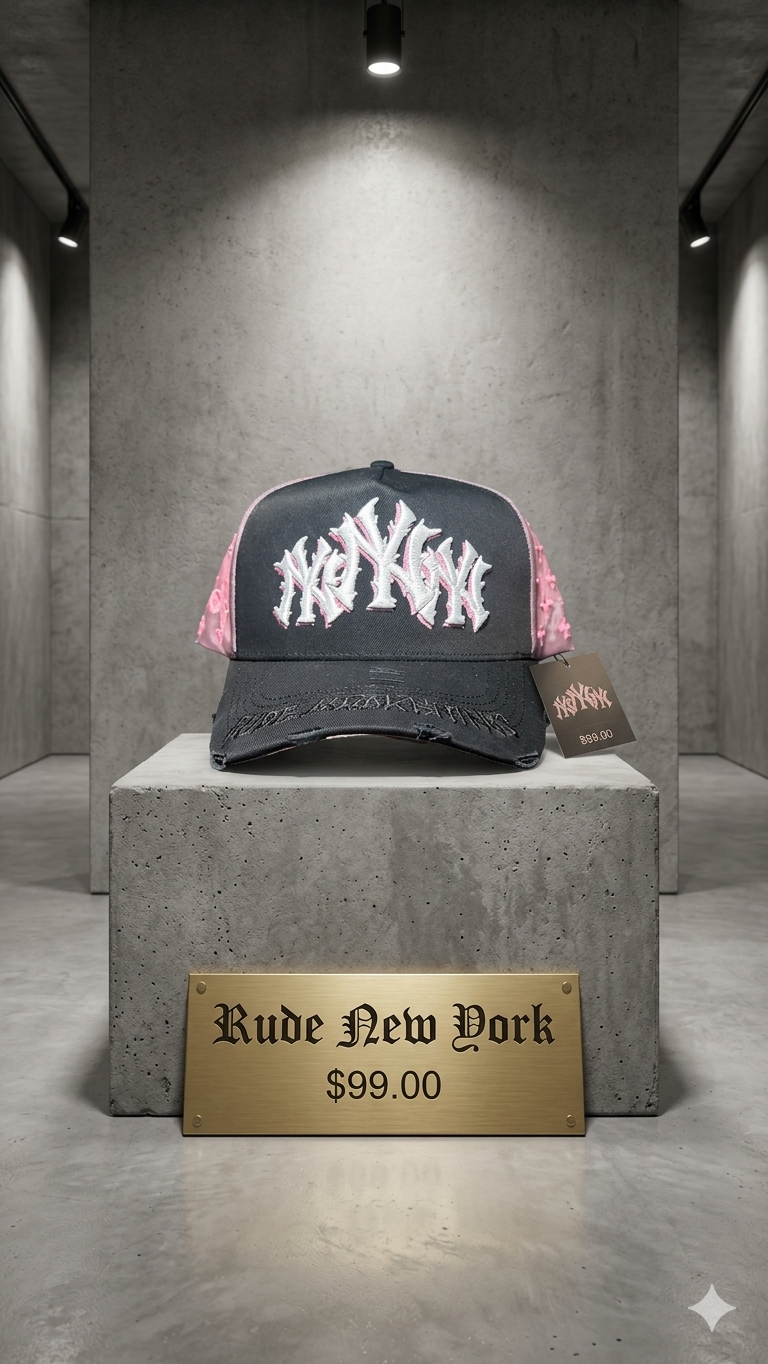 Rude ny hat