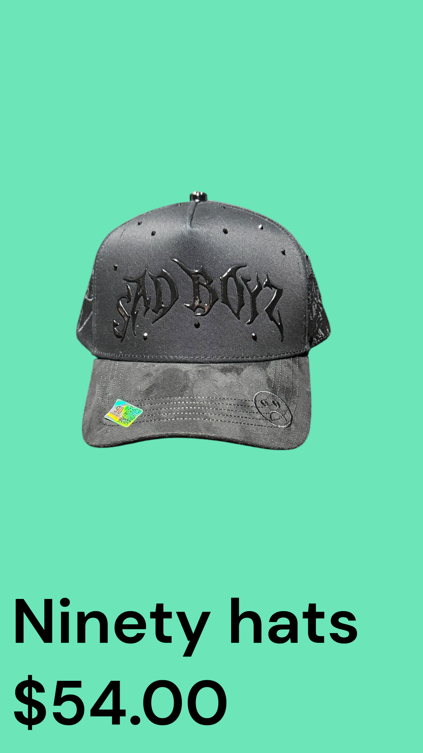 90 hats sad boyz hat