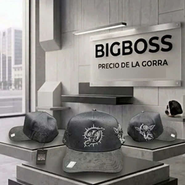 BigBoss Charcoal Script Cap
