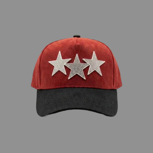 Triple Star Suede Cap