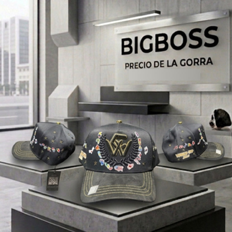 BigBoss W Gold Patch Cap