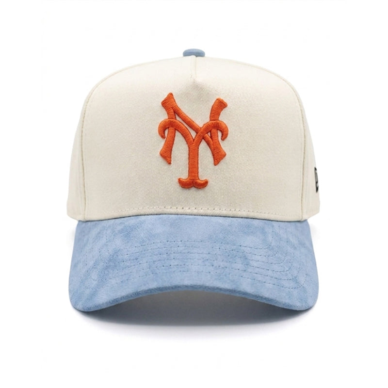 Tiros NY Cap – Cream & Blue