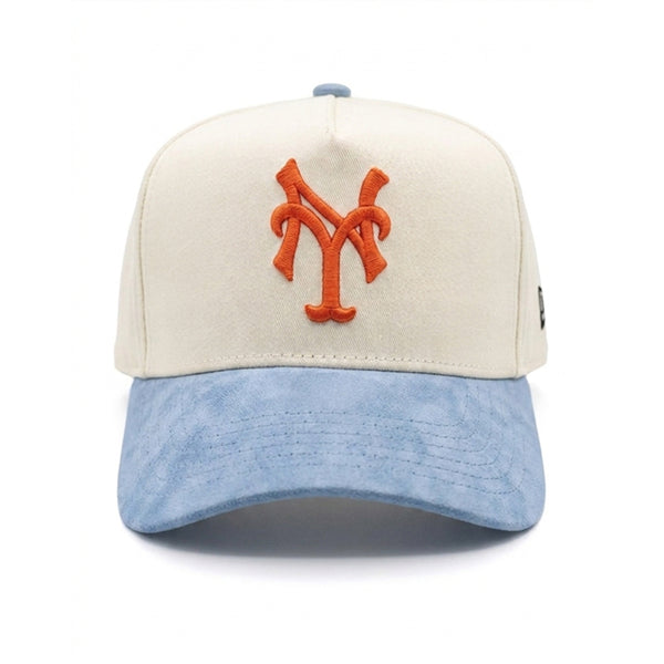 Tiros NY Cap – Cream & Blue