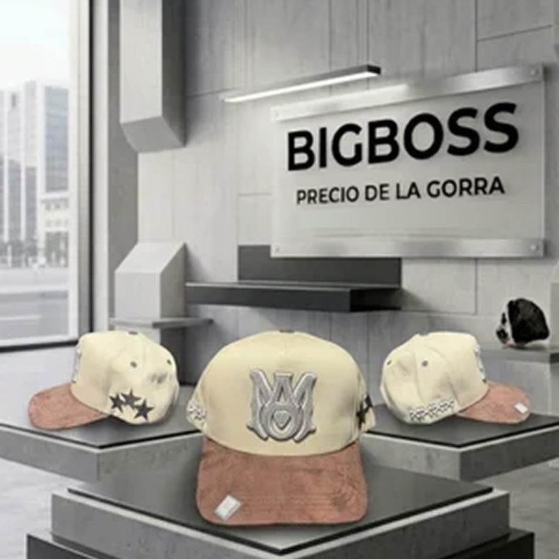 BigBoss Cream Monogram Cap