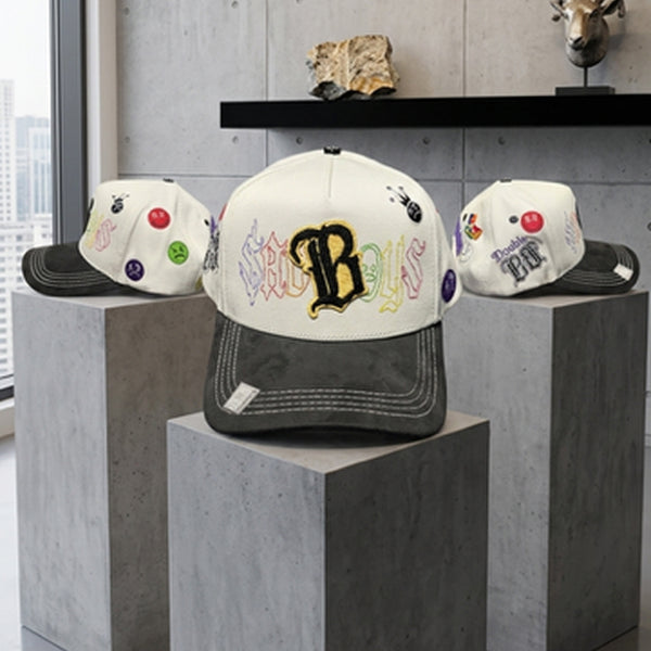 B Boys Patch Trucker Cap – Cream
