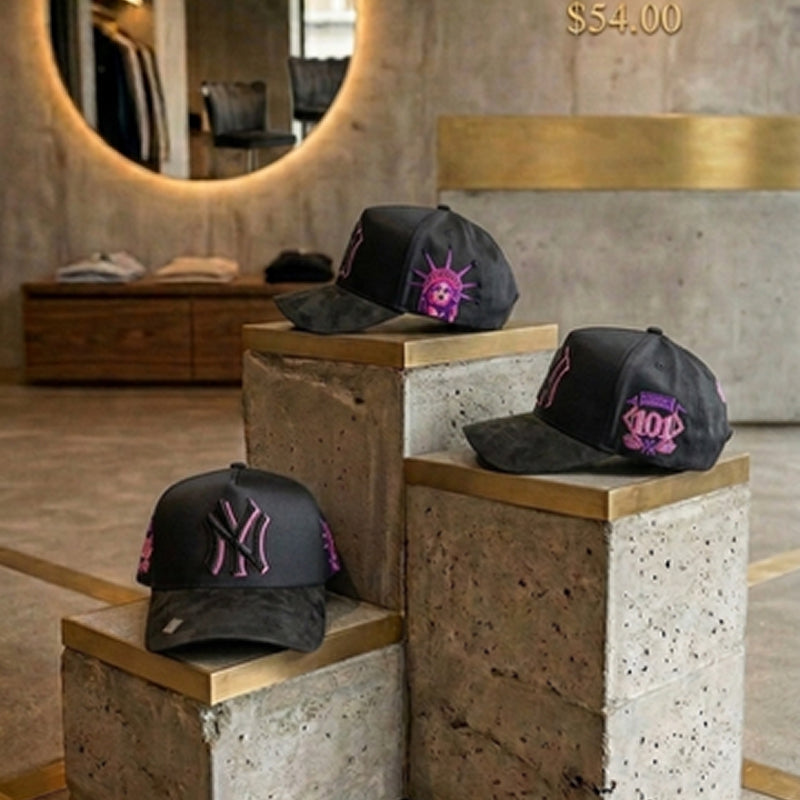 Kevin Hats NY Pink Cap