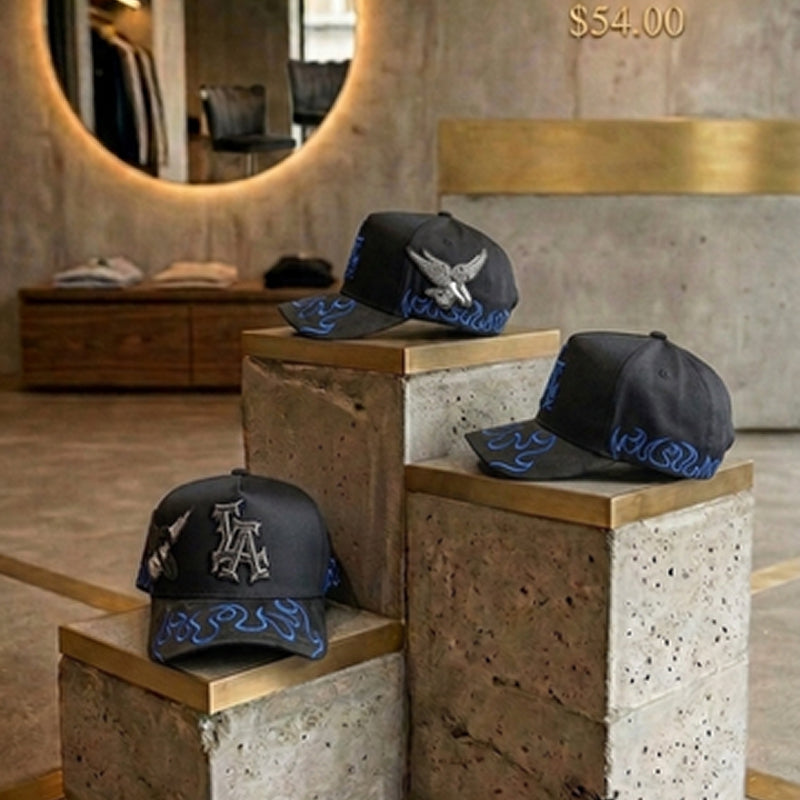 Kevin Hats LA Blue Flame Cap