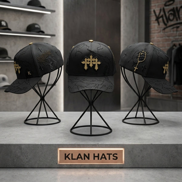 Klan Hats Cross Gold Cap