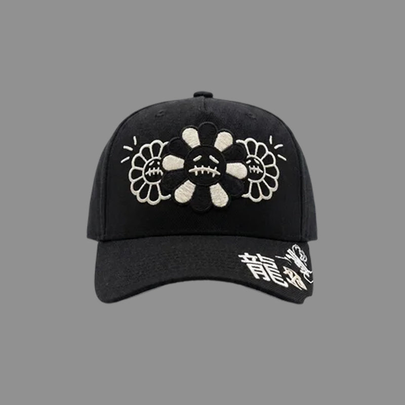 Monochrome Bloom Snapback