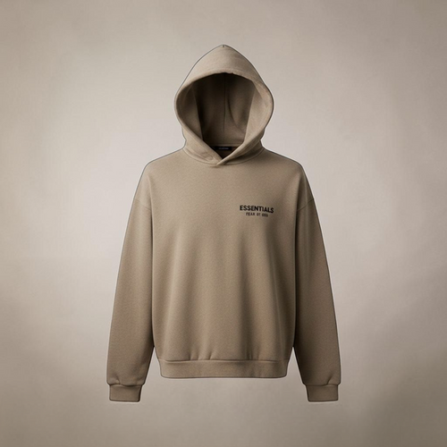 Fear of God Essentials Hoodie – Dark Oat