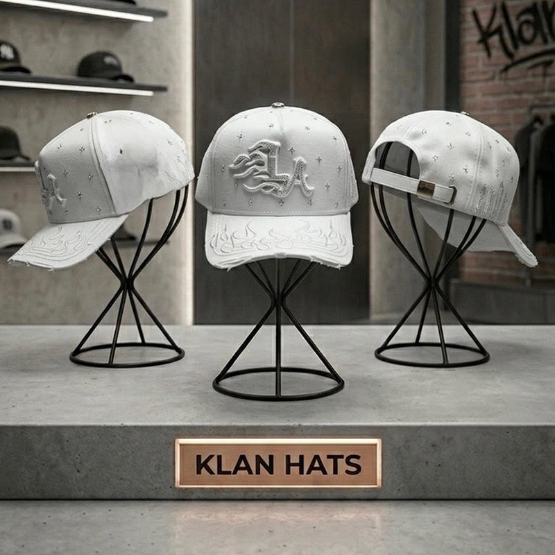 Klan Hats LA Fire White Cap V2