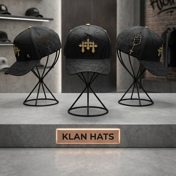 Klan Hats Gold Cross Cap