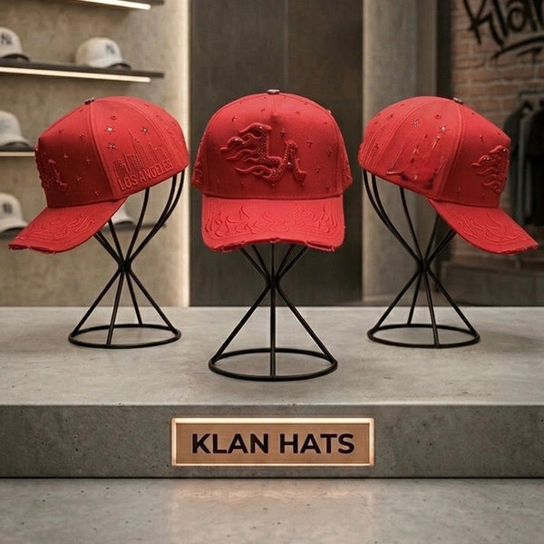 Klan Hats LA Fire Red Cap V2